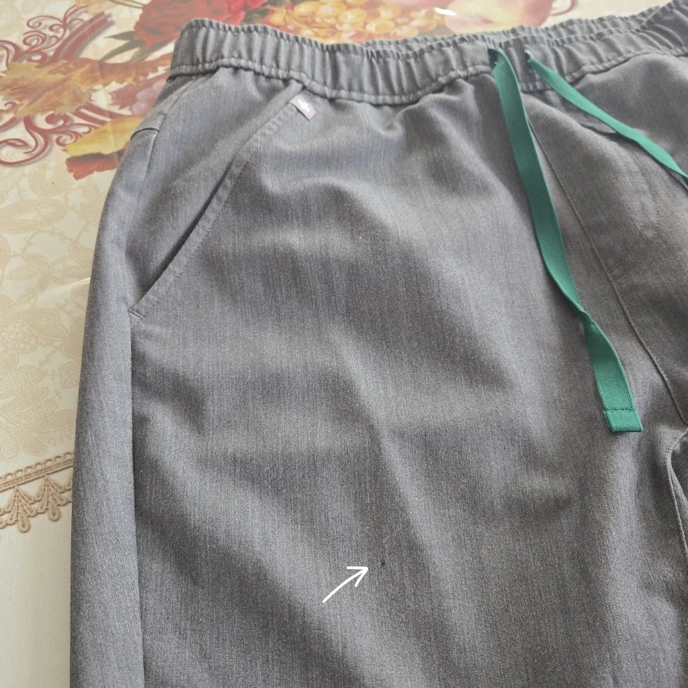 FIGS Tansen Jogger Scrub Pants Mens Sz M Gray Green Drawstring Medical MXXSW2004